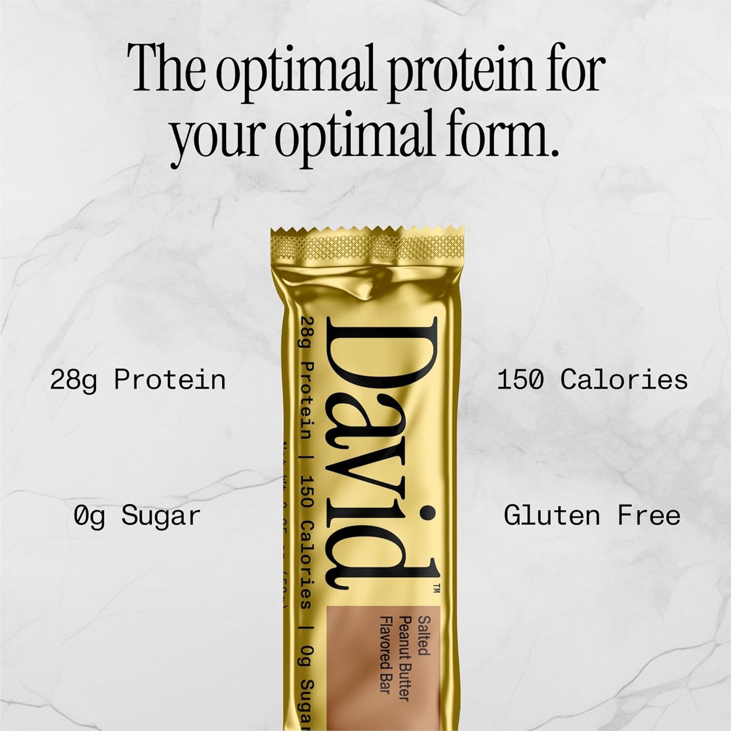 David® - High Protein Bar, No Sugar (Variety)